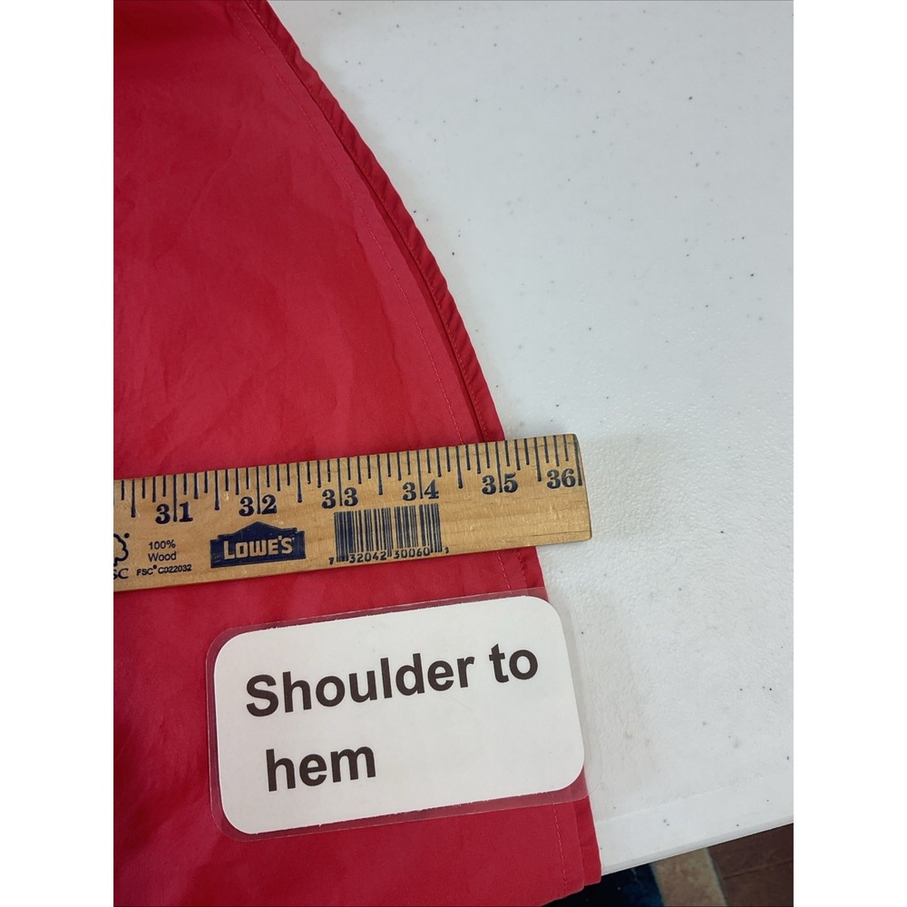 SSYS The Label Dress S  Orange Flutter Sleeve Boutique Poplin v neck mini Spring - Picture 7 of 8